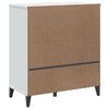 Stella Homewares Bookcase VIKEN White 80x40x90 cm Engineered Wood