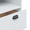 Stella Homewares Bookcase VIKEN White 80x40x90 cm Engineered Wood