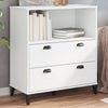 Stella Homewares Bookcase VIKEN White 80x40x90 cm Engineered Wood