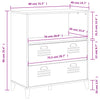 Stella Homewares Bookcase VIKEN Anthracite Grey 80x40x90 cm Engineered Wood