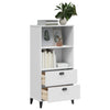 Stella Homewares Bookcase VIKEN White 60x35x123 cm Engineered Wood
