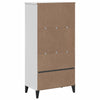 Stella Homewares Bookcase VIKEN White 60x35x123 cm Engineered Wood