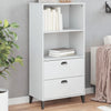 Stella Homewares Bookcase VIKEN White 60x35x123 cm Engineered Wood