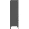 Stella Homewares Bookcase VIKEN Anthracite Grey 60x35x123 cm Engineered Wood