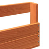 Stella Homewares Wall-mounted Shoe Racks 2 pcs Wax Brown 59x8.5x23.5 cm Solid Wood Pine