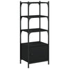 Stella Homewares Bookcase 3-Tier Black 41x30x109.5 cm Engineered Wood