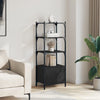 Stella Homewares Bookcase 3-Tier Black 41x30x109.5 cm Engineered Wood