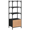 Stella Homewares Bookcase 3-Tier Black 41x30x109.5 cm Engineered Wood