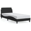 Stella Homewares Bed Frame without Mattress Black 90x190 cm Faux Leather