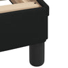 Stella Homewares Bed Frame without Mattress "Hvar" Black 90x190 cm Fabric