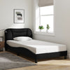 Stella Homewares Bed Frame without Mattress Black 107x203 cm King Single Fabric