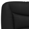 Stella Homewares Bed Frame without Mattress "Hvar" Black and White 90x190 cm Faux Leather