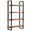 Stella Homewares Bookcase 4-Tier 110x40x180 cm Solid Wood Reclaimed and Iron