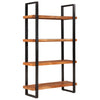 Stella Homewares Bookcase 4-Tier 110x40x180 cm Solid Wood Acacia and Iron