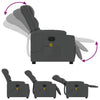 Stella Homewares Massage Recliner Chair Dark Grey Fabric