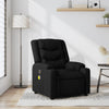 Stella Homewares Massage Recliner Chair Black Fabric