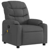 Stella Homewares Massage Recliner Chair Dark Grey Fabric