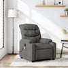 Stella Homewares Massage Recliner Chair Dark Grey Fabric