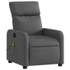 Stella Homewares Massage Recliner Chair Dark Grey Fabric