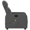 Stella Homewares Massage Recliner Chair Dark Grey Fabric