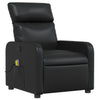 Stella Homewares Massage Recliner Chair Black Faux Leather