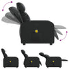 Stella Homewares Massage Recliner Chair Black Faux Leather