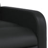Stella Homewares Massage Recliner Chair Black Faux Leather
