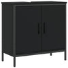 Stella Homewares Bathroom Sink Cabinet Black 60x30x60 cm Engineered Wood