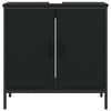 Stella Homewares Bathroom Sink Cabinet Black 60x30x60 cm Engineered Wood