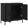 Stella Homewares Bathroom Sink Cabinet Black 60x30x60 cm Engineered Wood