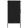 Stella Homewares Bathroom Sink Cabinet Black 60x30x60 cm Engineered Wood