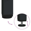 Stella Homewares Bathroom Sink Cabinet Black 60x30x60 cm Engineered Wood