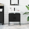 Stella Homewares Bathroom Sink Cabinet Black 60x33x60 cm Engineered Wood