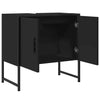 Stella Homewares Bathroom Sink Cabinet Black 60x33x60 cm Engineered Wood