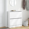 Stella Homewares Shoe Cabinet White 80x21x87.5 cm Engineered Wood
