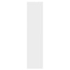 Stella Homewares Shoe Cabinet White 80x21x87.5 cm Engineered Wood