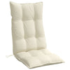 Stella Homewares Highback Chair Cushions 4 pcs Cream Oxford Fabric