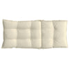 Stella Homewares Highback Chair Cushions 4 pcs Cream Oxford Fabric