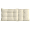 Stella Homewares Highback Chair Cushions 6 pcs Cream Oxford Fabric