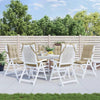 Stella Homewares Highback Chair Cushions 6 pcs Beige Oxford Fabric