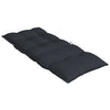 Stella Homewares Highback Chair Cushions 6 pcs Black Oxford Fabric