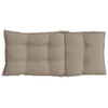 Stella Homewares Highback Chair Cushions 4 pcs Taupe Oxford Fabric
