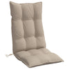 Stella Homewares Highback Chair Cushions 6 pcs Taupe Oxford Fabric