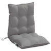 Stella Homewares Lowback Chair Cushions 4 pcs Grey Oxford Fabric