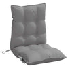 Stella Homewares Lowback Chair Cushions 6 pcs Grey Oxford Fabric