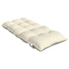 Stella Homewares Lowback Chair Cushions 4 pcs Cream Oxford Fabric