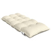 Stella Homewares Lowback Chair Cushions 6 pcs Cream Oxford Fabric