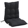 Stella Homewares Lowback Chair Cushions 6 pcs Black Oxford Fabric