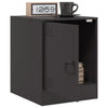 Stella Homewares Bedside Cabinets 2pcs Black 34.5x39x44 cm Steel