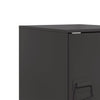 Stella Homewares Bedside Cabinets 2pcs Black 34.5x39x44 cm Steel